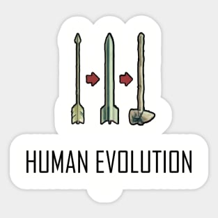 Human Evolution Sticker